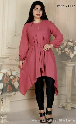تونیک زنانه دو دگمه نرگس کد 1507