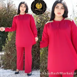 تونیک شلوار زنانه ست سرآستین پولک کد 49157