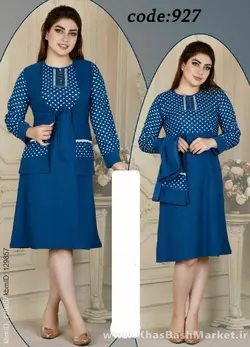 تونیک طرح جیب یقه سنتی کد 7795