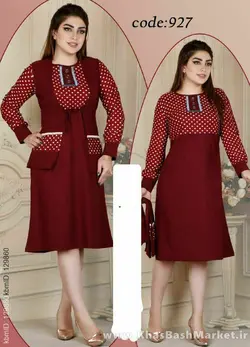 تونیک طرح جیب یقه سنتی کد 7795