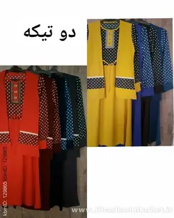 تونیک طرح جیب یقه سنتی کد 7795