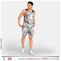 ست رکابی و شلوارک مردانه Rayan مدل 25468