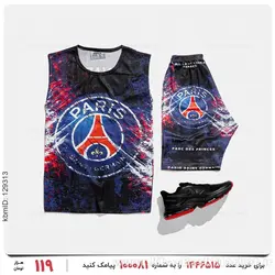 ست رکابی و شلوارک مردانه Paris مدل 26527