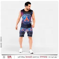 ست رکابی و شلوارک مردانه Paris مدل 26527