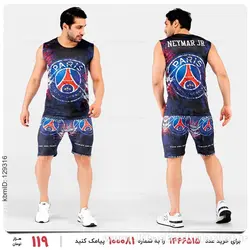 ست رکابی و شلوارک مردانه Paris مدل 26527