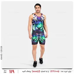 ست رکابی و شلوارک مردانه Alma مدل 25465
