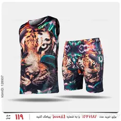 ست رکابی و شلوارک مردانه Nika مدل 27158