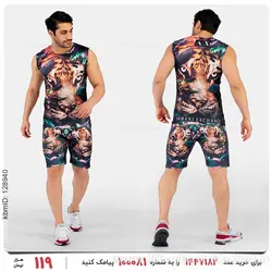ست رکابی و شلوارک مردانه Nika مدل 27158