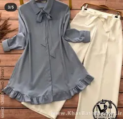 ست شومیز شلوار زنانه هیوا کد 7465