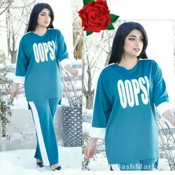 تونیک شلوار لش اوپس نواری کد 44270