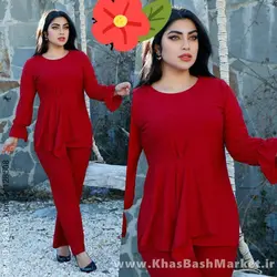 تونیک شلوار هلالی کد 44236
