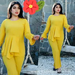 تونیک شلوار هلالی کد 44236
