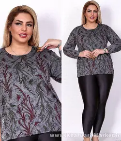 شومیز سایز بزرگ کد 9420