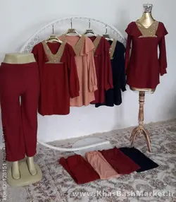 بلوز شلوار پرستو کد 44301