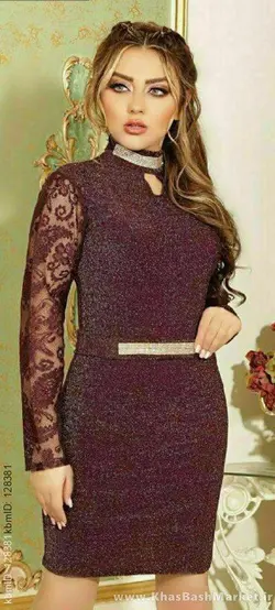 لباس مجلسی زنانه لمه آیلار کد 43218