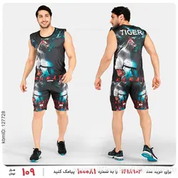 ست رکابی و شلوارک مردانه Enzo مدل 25995
