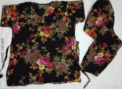 ست بلوز شلوار طرح دار یکتا کد 9168