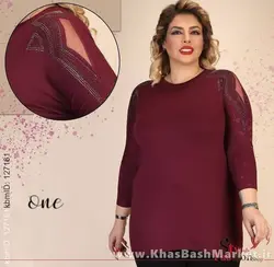 بلوز نگین کار شده کد 6757