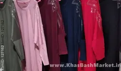 بلوز نگین کار شده کد 6757