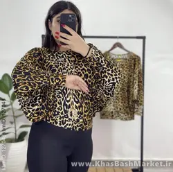 شومیز پلنگی کد 7579