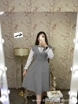 تونیک دامن زنانه مدل آرام کد 6265