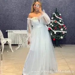 لباس مجلسی زنانه پیراهن غزل کد 44812