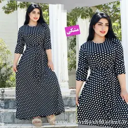 پیراهن ساحلی زنانه ساحلی توپی کد 6257