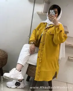 شومیز مانتویی شاپرک کد 6278