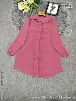 شومیز مانتویی شاپرک کد 6278