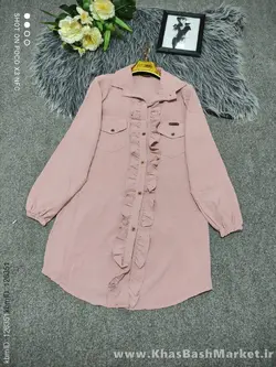 شومیز مانتویی شاپرک کد 6278