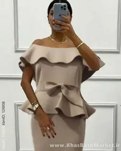 لباس مجلسی زنانه پیراهن عروسکی ناتالی کد 44946