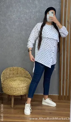 شومیز طرح برگ کد 40673