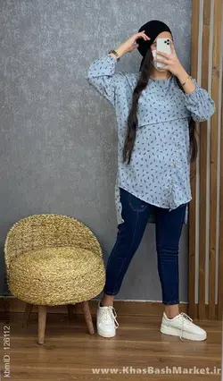 شومیز طرح برگ کد 40673