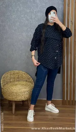 شومیز طرح برگ کد 40673