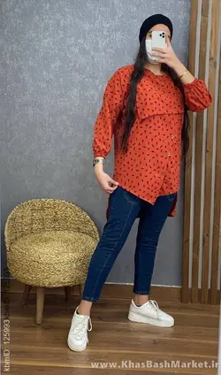 شومیز طرح برگ کد 40673