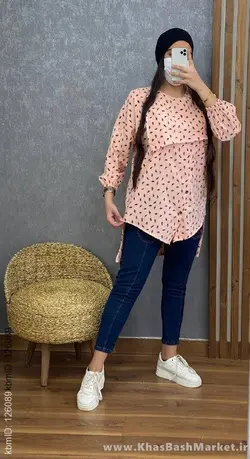 شومیز طرح برگ کد 40673