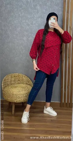 شومیز طرح کوکو شنل کد 40671