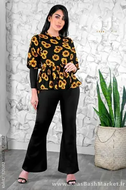 ست شومیز شلوار آفتاب گردان کد 40674