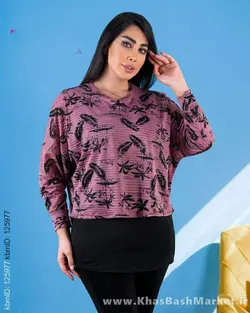 شومیز دو تیکه نخل کد 40675