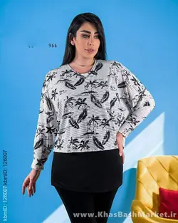 شومیز دو تیکه نخل کد 40675