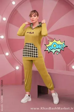 ست هودی شلوار زنانه آذر کد 39796