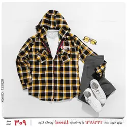 پیراهن کلاهدار مردانه Karen مدل 25875