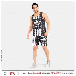 ست رکابی و شلوارک مردانه Adidas مدل 26597