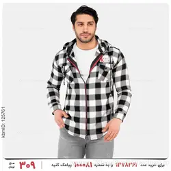 پیراهن کلاهدار مردانه Karen مدل 25874