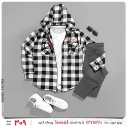 پیراهن کلاهدار مردانه Karen مدل 25874