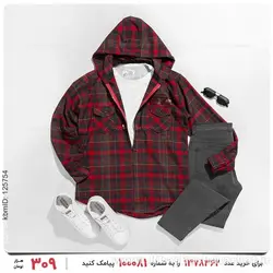 پیراهن کلاهدار مردانه Karen مدل 25876