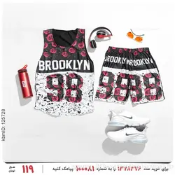 ست رکابی و شلوارک مردانه Brooklyn مدل 25467