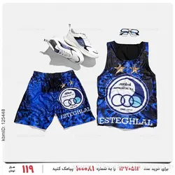 ست رکابی و شلوارک مردانه Esteghlal مدل 26594