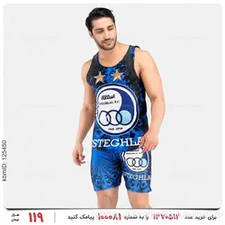 ست رکابی و شلوارک مردانه Esteghlal مدل 26594