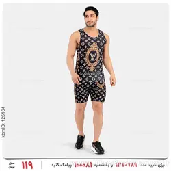 ست رکابی و شلوارک مردانه Louis Vuitton مدل 26623